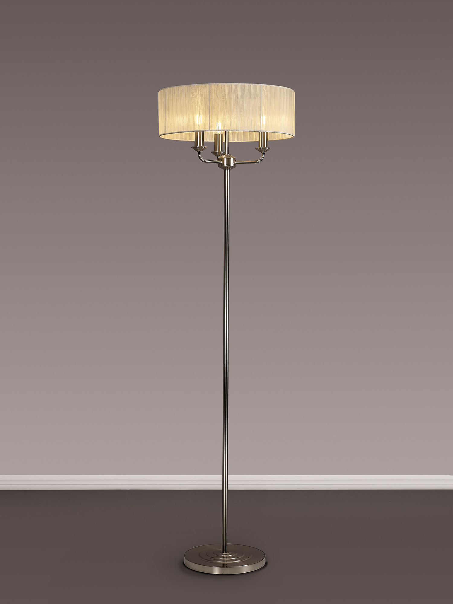 Banyan SN CR Floor Lamps Deco Shaded Floor Lamps